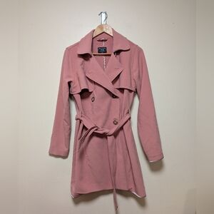 Abercrombie & Fitch Dusty Rose Trench Coat – Women’s Medium